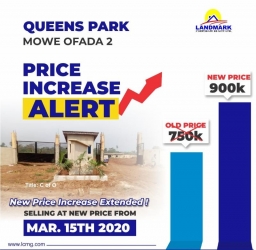 A Full Plot Of Land Inside Queen Park Estate With C Of O, Buy And Ready To Build  1 Plot of Land for Sale Obafemi Owode Ogun Vetra  Property