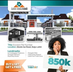 A Full Plot Of Land At Akodo Use Road, Full Fry Land, With Good Landmarks Like Dangote Refinery, Royal Bae Estate E.t.c 1 Plot of Land for Sale Ibeju Lekki Lagos Vetra  Property