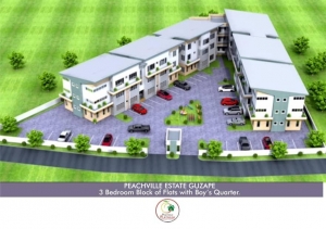 3 Bedroom Luxury Flat With 1 Servant Quarter 3 bedroom Blocks of Flats for Sale Kaura (games Village) Abuja Vetra  Property
