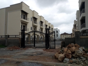 Newlybuilt And Tastefully Finished 4bedroom Terrace Duplex With B/q For Sale In Wuye.  4 bedroom Terraced Duplex for Sale Wuye Abuja Vetra  Property