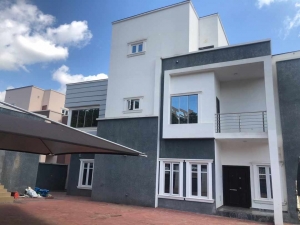 Tastefully Finished Detached 5bedroom Duplex With 2rooms B/q With Well Modernized Facilities For Sale In Guzape.  5 bedroom Detached Duplex for Sale Guzape Abuja Vetra  Property