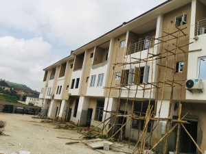 For Sale Newly Built 4 Bedroom Terrace Duplex With A Room Bq  4 bedroom Terraced Duplex for Sale Guzape Abuja Vetra  Property