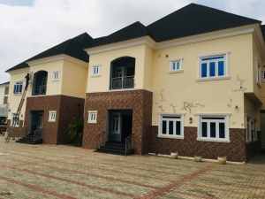 To Let Newly Built 4 Bedroom Twin Duplex With A Room Bq  4 bedroom Terraced Duplex for Rent Guzape Abuja Vetra  Property