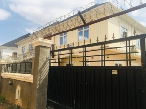 For Sale Newly Built 4 Bedroom Semi Detached Duplex With A Room Bq Service With Air Condition  4 bedroom Semi-Detached Duplex for Sale Lokogoma Abuja Vetra  Property