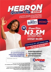 Hebron Gardens. 100 Plots of Land for Sale Okpe Delta Vetra  Property