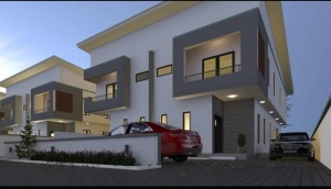 Semi Detached Duplex With Bq For Sale At Vantage Court Semi-Detached Duplex for Sale Ajah Lagos Vetra  Property