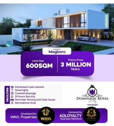 Discounted Land Deal In Magboro 600 Meter Square of Land for Sale Obafemi Owode Ogun Vetra  Property