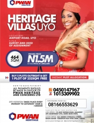 Heritage Luxurious Villas 464 Meter Square of Land for Sale Uyo Akwa Ibom Vetra  Property