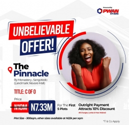 The Pinnacle Luxury Estate 300 Meter Square of Land for Sale Ajah Lagos Vetra  Property