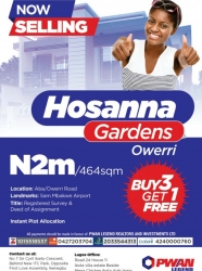 Hosanna Luxury Garden Owerri 464 Meter Square of Land for Sale Owerri Imo Vetra  Property