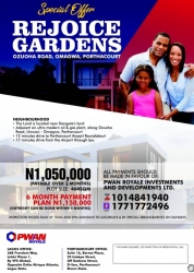 Rejoice Garden Estate Porthacourt 464 Meter Square of Land for Sale Port Harcourt Rivers Vetra  Property