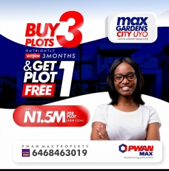 Max Gardens Uyo 928 Meter Square of Land for Sale Uyo Akwa Ibom Vetra  Property