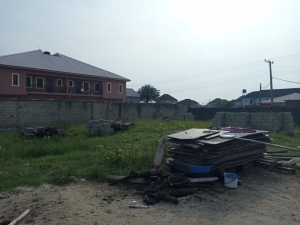 Land Measuring 950sqm, Fenced And Dry Open For Both Jv And For Sale  950 Meter Square of Land for Sale Ajah Lagos Vetra  Property