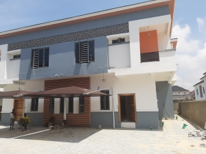 Lovely Service 4bedroom Semi Detached House Inside Bera Bera Estate On Chevron Drive Lekki 4 bedroom Semi-Detached Duplex for Sale Lekki Lagos Vetra  Property
