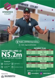 Eminence Estate Bogije, Ajah Land for Sale Ajah Lagos Vetra  Property