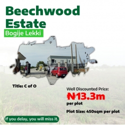 Beechwood Estate, Luxury Environment 450 Meter Square of Land for Sale Ajah Lagos Vetra  Property