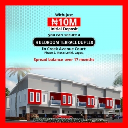 Newly Build 4 Bedroom Terrace In Lekki With Payment Plan 4 bedroom Terraced Duplex for Sale Lekki Lagos Vetra  Property