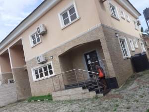 To Let 4bedroom Semi Detach Duplex With 2 Units By At Gwarinpa  4 bedroom Semi-Detached Duplex for Rent Gwarinpa Abuja Vetra  Property