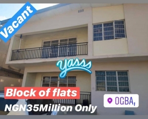 For Sale :: 2numbers Of 4bedroom Flats + 2bedroom Bungalow Behind (bq)) 4 bedroom House for Sale Ogba Lagos Vetra  Property