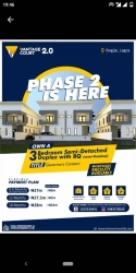 3 Bedroom Semi Detached Duplex With Bq - Vantage Court 3 bedroom Semi-Detached Duplex for Sale Ajah Lagos Vetra  Property