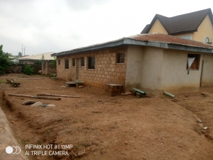 A Carcass Building Of 2 Set Of 3 Bedroom With Spacious Parking Space 3 bedroom Detached Bungalow for Sale Ibadan Oyo Vetra  Property