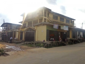 Two Storey Building With 14 Shops For Sale... At A Corner Piece, Good For Hotel, Hostel, School, Hospital, Ey  10 bedroom Blocks of Flats for Sale Ibadan Oyo Vetra  Property