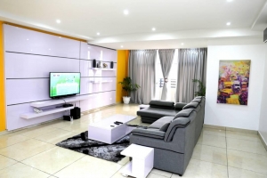 Luxurious 3 Bedroom Short Let Apartment With 24 Hours Electricity And Security Lovely Pool And Gym Sea View 3 bedroom Self Contain for Rent Victoria Island Lagos Vetra  Property