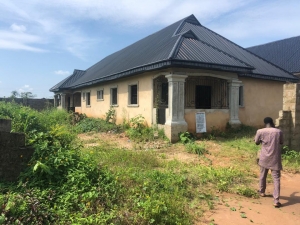 Brand New 3 Flat Of 3bedroom At The Front, While The Back Has 2bedroom Each 3 bedroom Detached Bungalow for Sale Oredo Edo Vetra  Property
