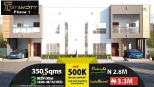 350sqm Plot For A 3 Bedroom Semi-detached Duplex  350 Meter Square of Land for Sale Idu Abuja Vetra  Property