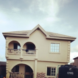 4 No's Of 2 Bedroom Flat With A Mini Flat Set Back On A Full Plot Of Land At Larry Ojo Street Ojo By Barrarrcks. Blocks of Flats for Sale Isolo Lagos Vetra  Property