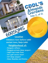 600sqm Dry Land Plots With C Of O Near Dangote Refinery 600 Meter Square of Land for Sale Ibeju Lekki Lagos Vetra  Property