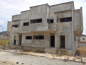 Carcass 4 Bedroom Semidetached Duplex With Bq 4 bedroom Semi-Detached Duplex for Sale Ajah Lagos Vetra  Property