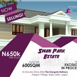 Wonderful Land Investment At Ibeju Lekki. 600 Meter Square of Land for Sale Ibeju Lekki Lagos Vetra  Property