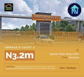 Amanda Court Eleko Land for Sale Ibeju Lekki Lagos Vetra  Property