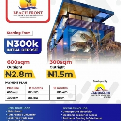 Beach Front Estate, Eleko, Behind Amen Estate, Serene Environment With Close Proximity To Eleko Beach Land for Sale Ibeju Lekki Lagos Vetra  Property
