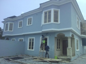 Two Units Of 4 Bedroom Semi Detached Houses With Two Rooms Bq Each At Mayfair Garden, Lekki, Lagos. 4 bedroom House for Sale Lekki Lagos Vetra  Property