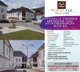 4 Bedroom Semi Detached Duplex With Bq 4 bedroom Semi-Detached Duplex for Sale Lekki Lagos Vetra  Property