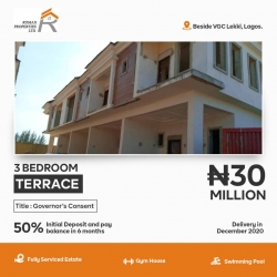 3 Bedroom Terrace Duplex  3 bedroom Terraced Duplex for Sale Lekki Lagos Vetra  Property