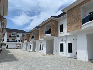 Mint Brand-new Cozy 4bedroom Service Terrace House  4 bedroom Terraced Duplex for Sale Lekki Lagos Vetra  Property