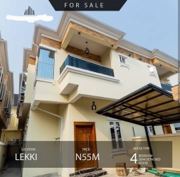 Standard 4 Bedroom Duplex With Bq In Chevron 4 bedroom Detached Duplex for Sale Lekki Lagos Vetra  Property