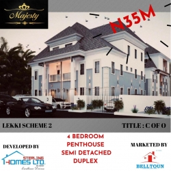 4 Units Of 4 Bedroom Penthouse Semi Detached Duplex With An Attached Bq 4 bedroom Semi-Detached Duplex for Sale Lekki Lagos Vetra  Property