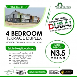 Newly Built 4 Bedroom Terrace Duplex 4 bedroom Terraced Duplex for Sale Ajah Lagos Vetra  Property