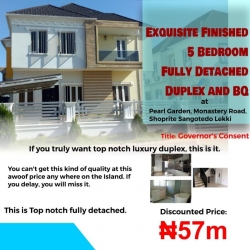 Exquisite Fully Finished 5 Bedroom Fully Detached Duplex +bq 6 bedroom Detached Duplex for Sale Ajah Lagos Vetra  Property