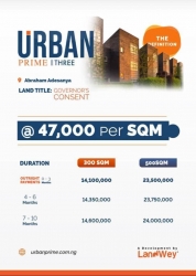 A Well Developed Estate (urban Prime 3) 150 Plots of Land for Sale Ajah Lagos Vetra  Property
