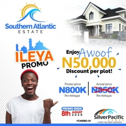 A Fast Growing Estate In Heart Of New Lagos(southern Atlantic Estate)  600 Meter Square of Land for Sale Ibeju Lekki Lagos Vetra  Property