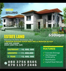 Estate Land  650 Meter Square of Land for Sale Galadinmawa Abuja Vetra  Property