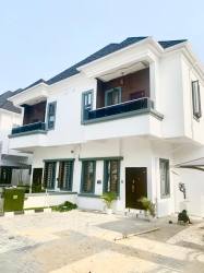 A Brand New 4 Bedrooms Semi-detached Duplex With Bq At Ikota For Sale. 4 bedroom House for Sale Lekki Lagos Vetra  Property