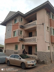 Executive 3bedrooms Flat At Ogba Oke Ira Off Ajayi Road Mobile Downstairs With Gas Cooker, Wardrobes And Kitchen Cabinet. 3 bedroom Blocks of Flats for Rent Ogba Lagos Vetra  Property