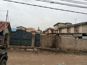 A Plot Of Land Measuring 500sqm Fenced Around With Gate 500 Meter Square of Land for Sale Surulere Lagos Vetra  Property
