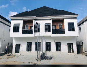 4 Bedroom Semi Detached Duplex With Bq Semi-Detached Duplex for Sale Lekki Lagos Vetra  Property